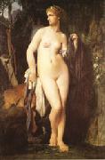 Jules Elie Delaunay Diana painting